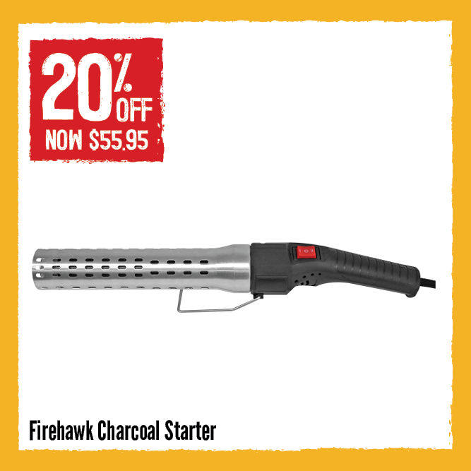 20% Off Now $55.95 Firehawk Charcoal Starter | Shop Now